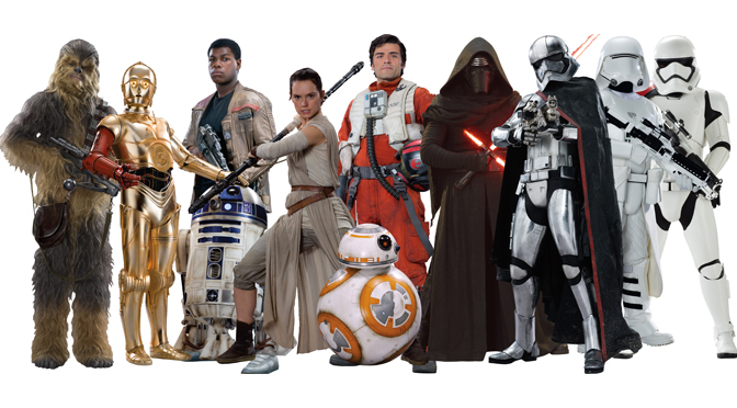 the force awakens character list